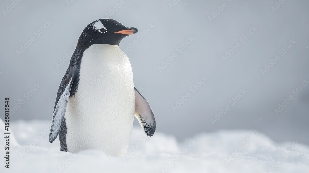 Obraz premium pinguin himmel