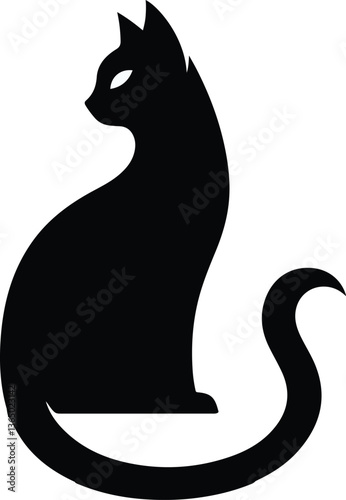 Wallpaper Mural cat vector silhouettes	 Torontodigital.ca