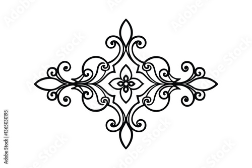 abstract floral design