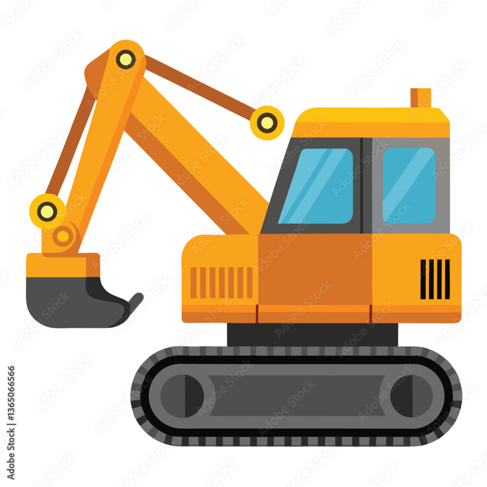 excavator vector excavator vector