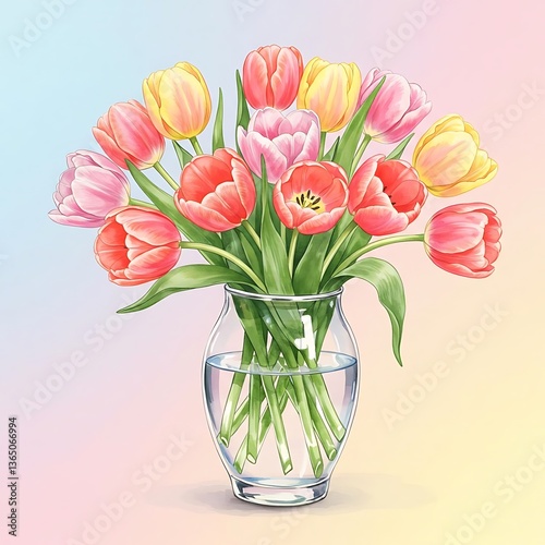 there is a vase with a bunch of flowers in it