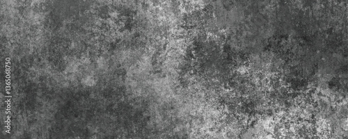 A Rugged and Naturally Corroded Cement Wall with Dark and Weathered Patterns

