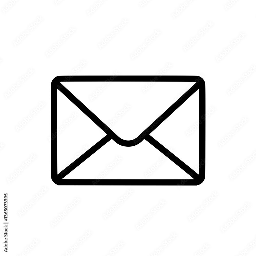 A simple and illustration of a sealed envelope symbolizing communication letters and messages Essential for email icons and notifications A simple and illustration of a sealed envelope symbolizing communication letters and messages Essential for email icons and notifications