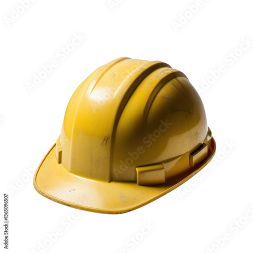 constriction worker hat isolated on white or transparent background