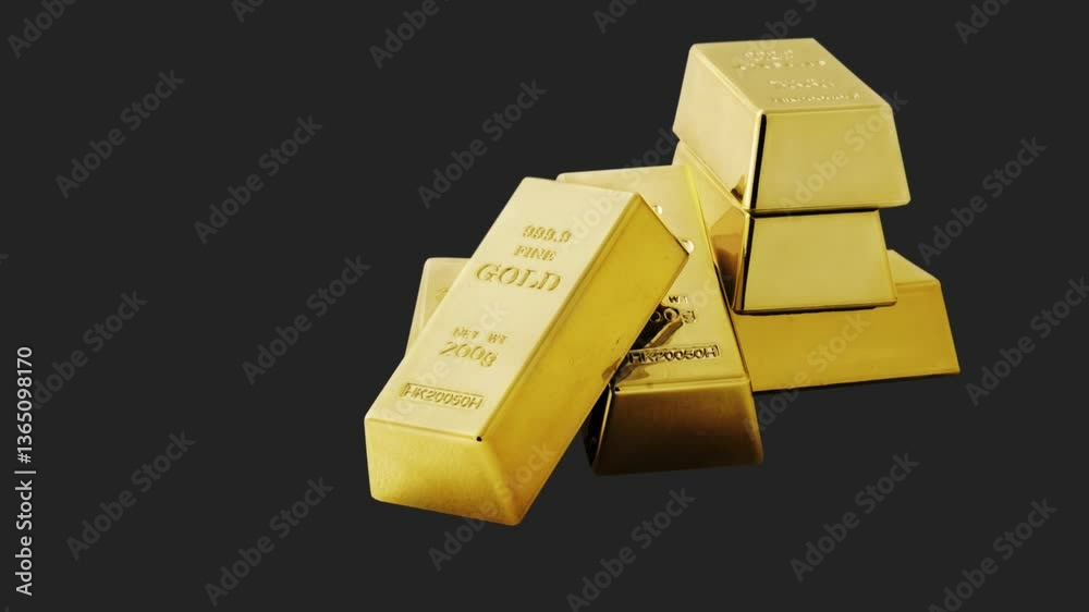 Gold Animation with Left-to-Right Motion – Shimmering Metallic Effect Gold Animation with Left-to-Right Motion – Shimmering Metallic Effect