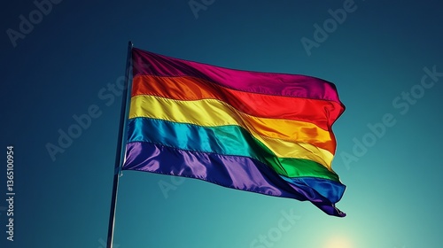Flag of the LGBT Community: A Symbol of Pride, Equality, and Inclusivity photo