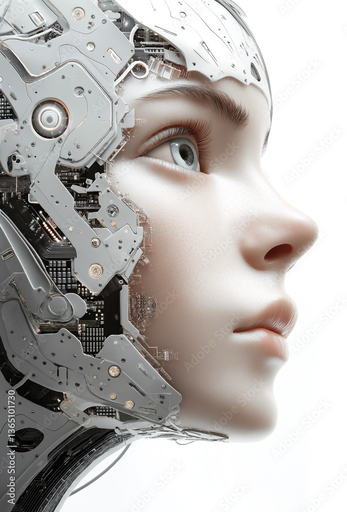 AI Artificial intelligence cyber. Futuristic AI abstract design, intricate circuitry pattern. AI Robot face, virtual human, virtual character, digital clone, machine learning. Realistic photo AI Artificial intelligence cyber. Futuristic AI abstract design, intricate circuitry pattern. AI Robot face, virtual human, virtual character, digital clone, machine learning. Realistic photo