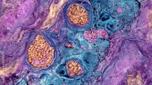 Glioblastoma Biopsy: Histological Examination of Brain Cancer Cells