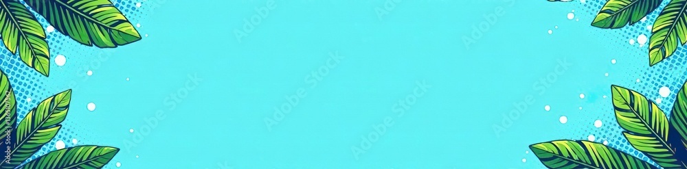 Retro pop art style summer backdrop with halftone corners in blue for comics book design, backdrop, comics Retro pop art style summer backdrop with halftone corners in blue for comics book design, backdrop, comics