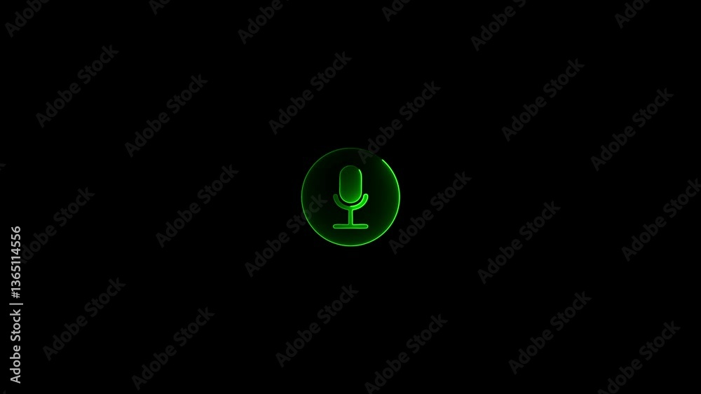 Glowing neon line Microphone icon animation concept video.voice record icon concept .Audio microphone icon and podcast microphone icon animation . Glowing neon line Microphone icon animation concept video.voice record icon concept .Audio microphone icon and podcast microphone icon animation .