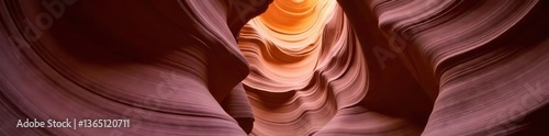 Narrow sandstone slot canyon in Antelope Canyon, Navajo Tribal Park, Arizona, USA,  Navajo Tribal Park,  USA