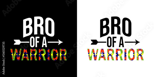 Bro of a warrior - digital high quality print ready cut file