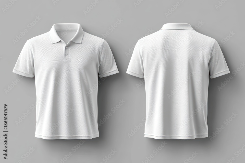 White polo shirt mockup clothing apparel t-shirt. White polo shirt mockup clothing apparel t-shirt.