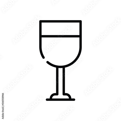 Wine Glass icon vector