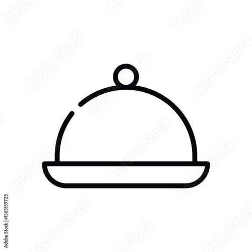 Food Tray icon vector