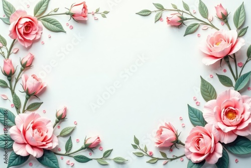 Subtle floral motif, pastel hues, delicate design, nature, delicate, desktop