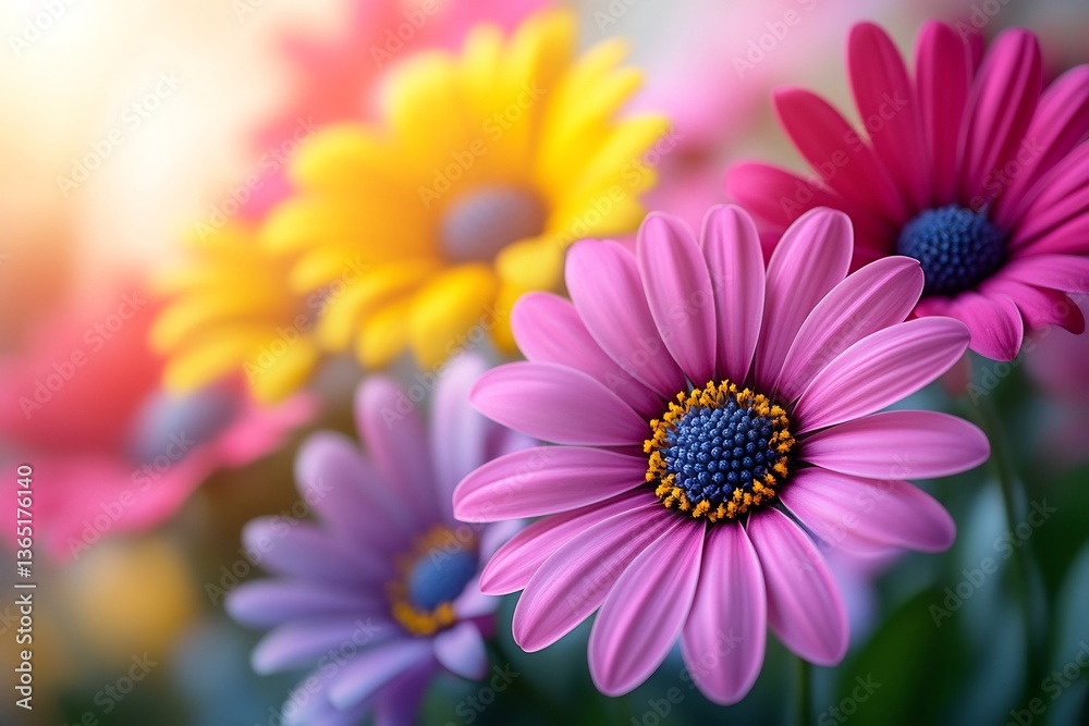 A serene flower garden at dusk, with vibrant colors fading into the soft light of the setting sun, casting long shadows across the blooms. A serene flower garden at dusk, with vibrant colors fading into the soft light of the setting sun, casting long shadows across the blooms.