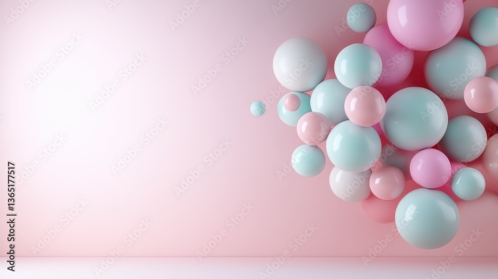 An engaging arrangement of colorful bubbles in soft pastel tones, creating a light and airy atmosphere that evokes playfulness and joy in an abstract art style. An engaging arrangement of colorful bubbles in soft pastel tones, creating a light and airy atmosphere that evokes playfulness and joy in an abstract art style.