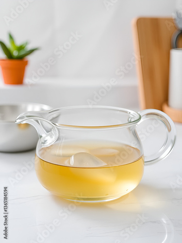Glass saucepan