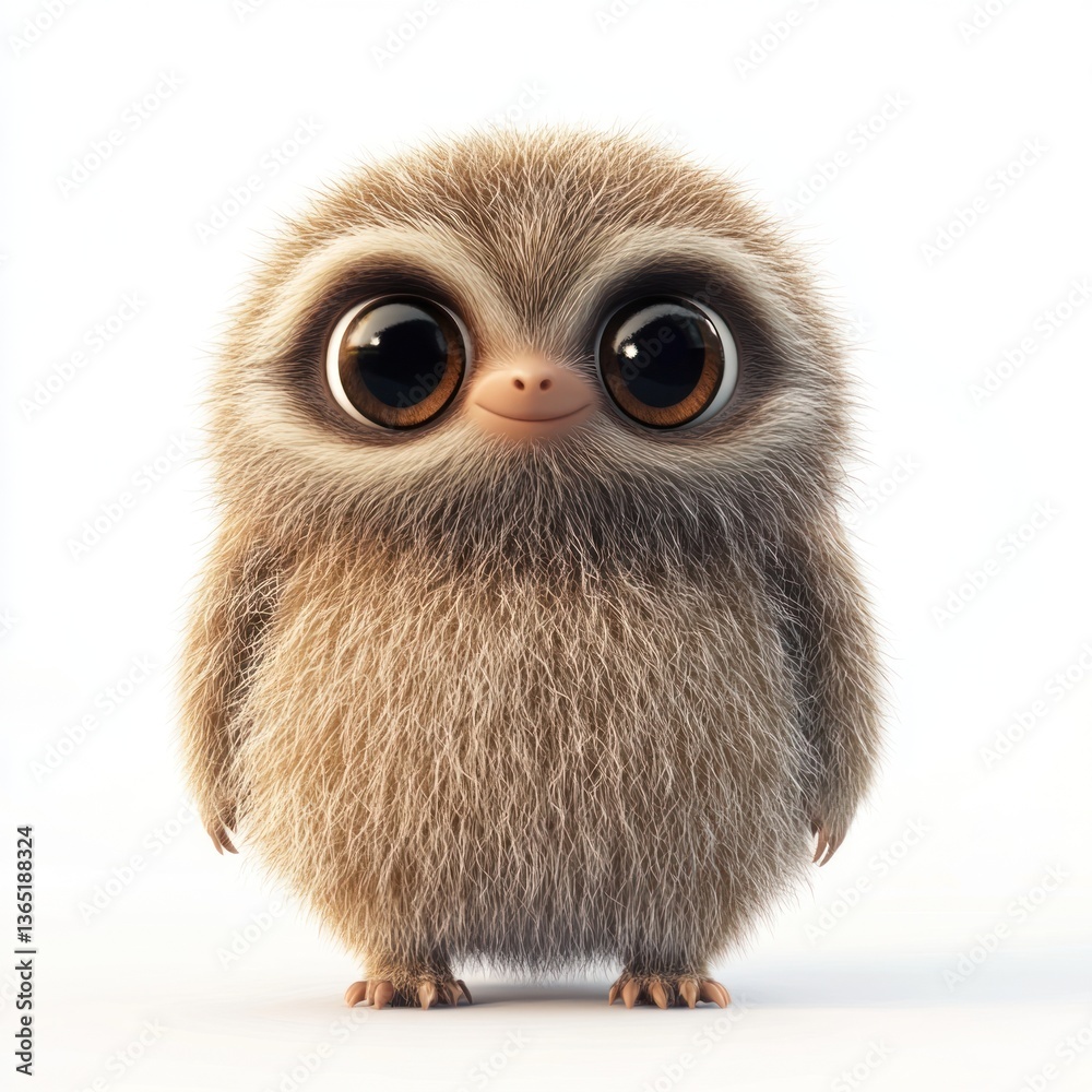 Obraz premium Sloth illustration creature cartoon.