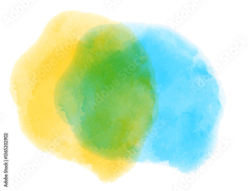 洗練された水彩風ベクターテクスチャ・カラフル
