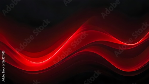 abstract red wave background