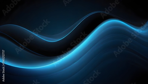 abstract blue wave background