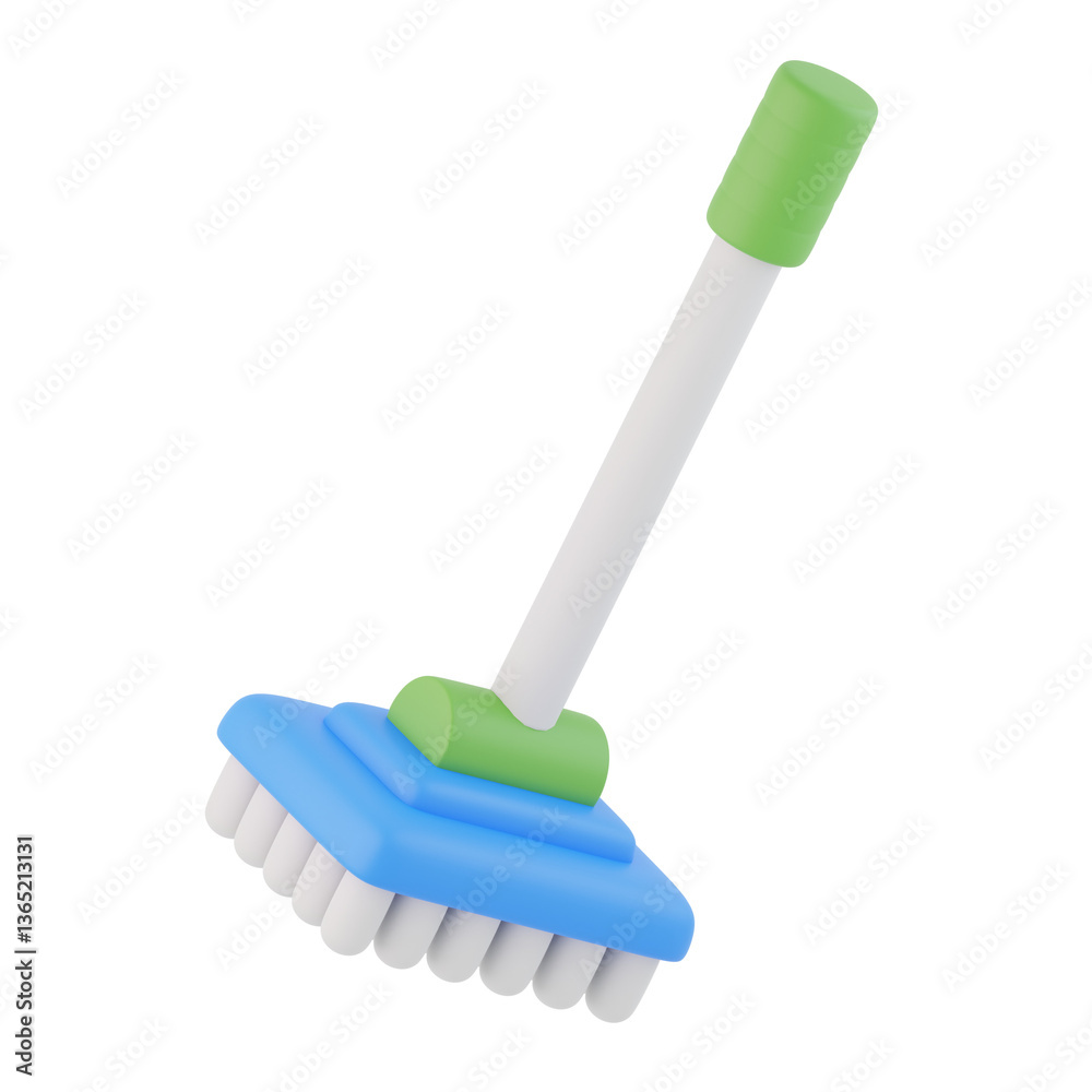 Mop 3D Icon, 3D rendering Mop 3D Icon, 3D rendering