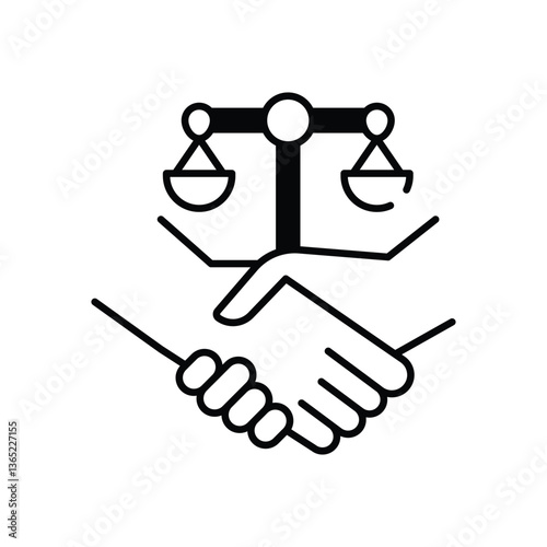 Diplomacy  Vector icon