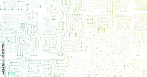 Abstract digital background with technology circuit board texture. Electronic motherboard illustration. Communication and engineering concept. Vector illustration. 