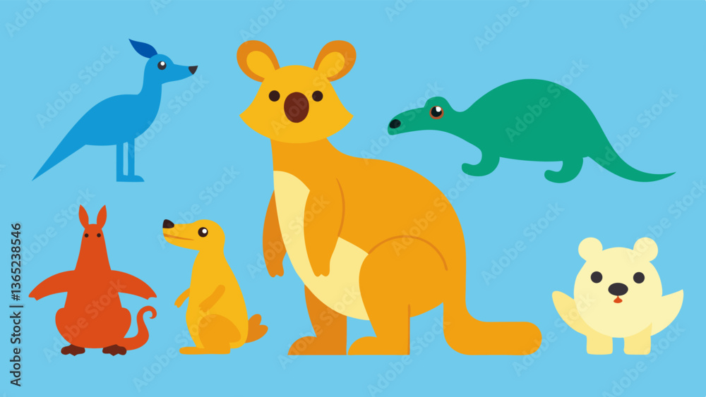 Animal set vector Animal set vector