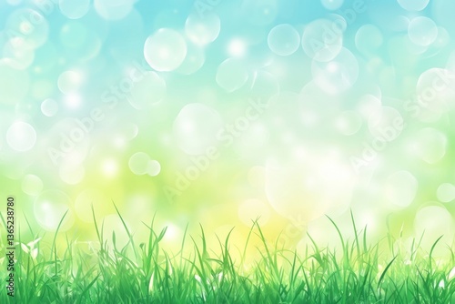 Spring grass background outdoors.
