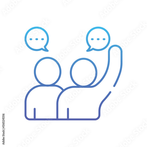 Debate  Vector icon