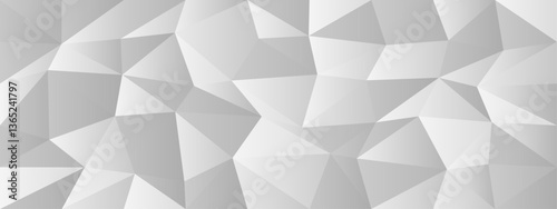 Abstract geometric background with gray polygonal shapes for modern design and decoration.