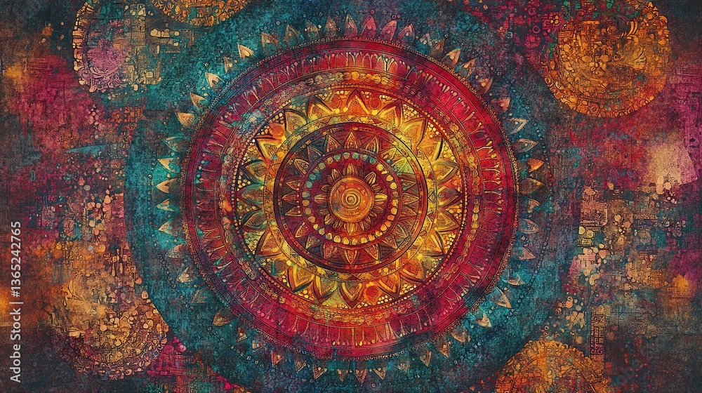 Fototapeta premium Symmetrical Blossom Art