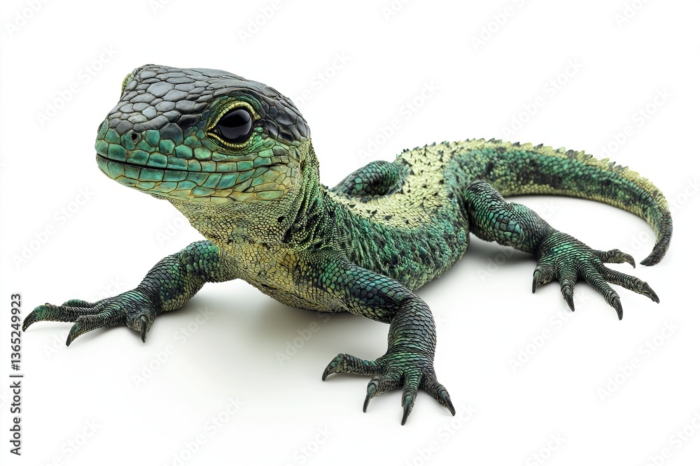 Obraz premium Salamender isolated on white background