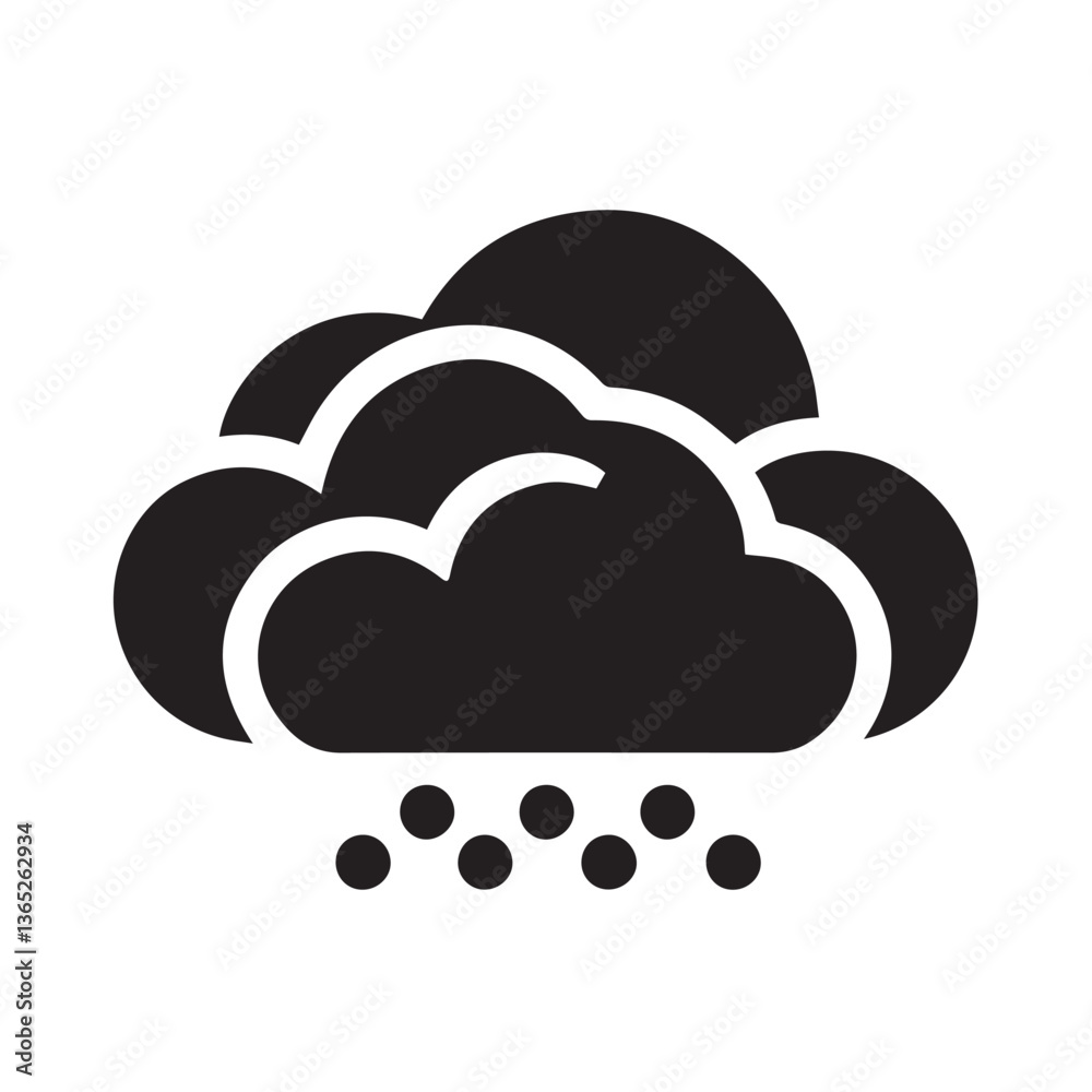 A vector weather icon illustration depicts cloud and sun symbols for internet weather forecast design A vector weather icon illustration depicts cloud and sun symbols for internet weather forecast design