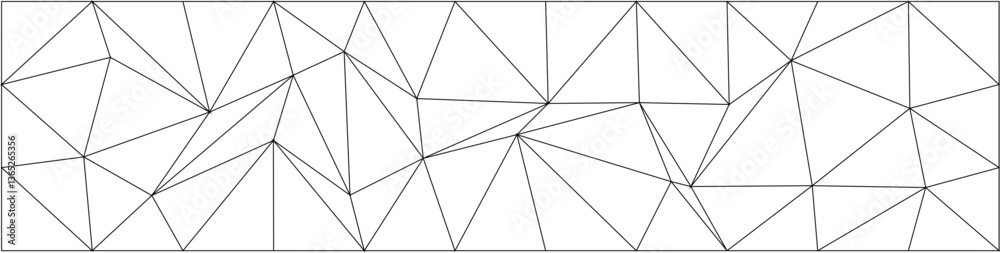 Fototapeta premium Abstract geometric chaos pattern with intersecting lines and triangles for modern design projects.