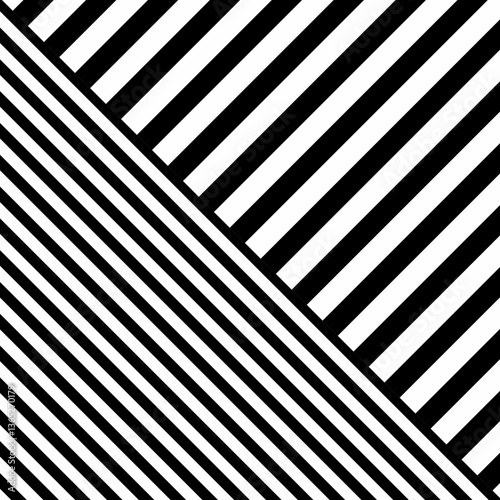 Bold Diagonal Stripe Contrast Pattern