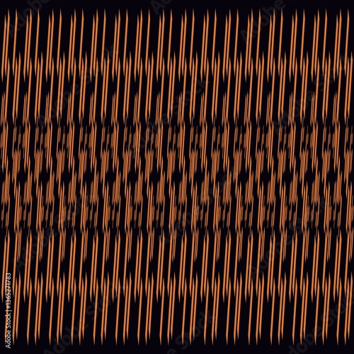 Fiery Zigzag Tribal Pattern