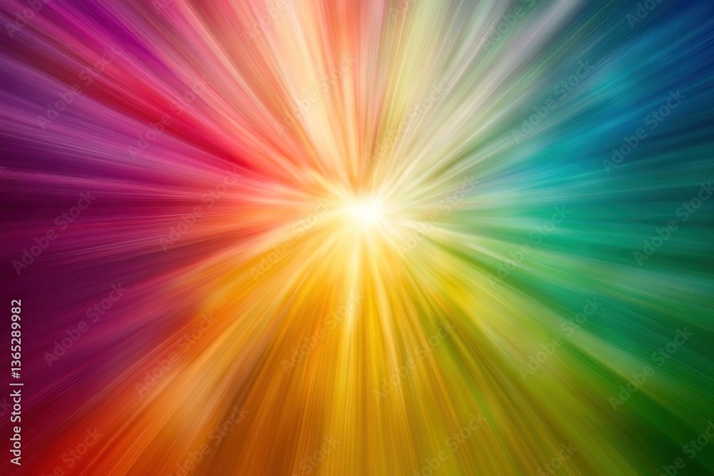 Obraz premium Rainbow light rays background accessories accessory.