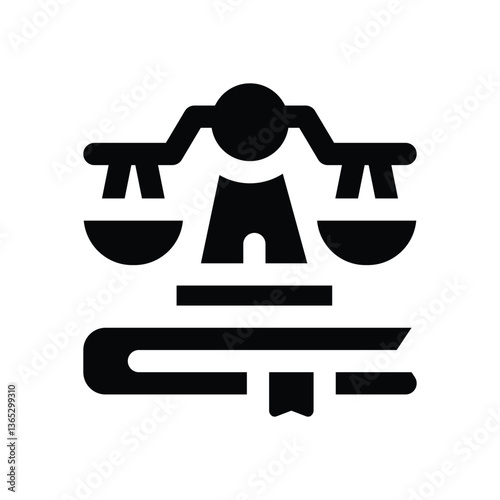 statute glyph icon. Strong and solid vector icon for websites, mobile interfaces, presentations, and visual branding. High quality and easy to edit.