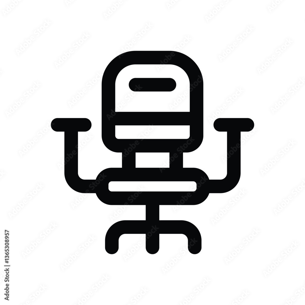 chair line icon. Clean and minimalist vector icon for websites, mobile apps, presentations, and logos. Fully scalable and customizable for any project. chair line icon. Clean and minimalist vector icon for websites, mobile apps, presentations, and logos. Fully scalable and customizable for any project.