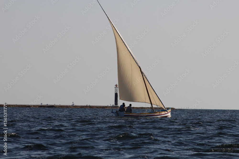 Fototapeta premium sailboat on the sea