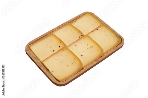 Obraz na płótnie Cheese raclette prepared on plate for a dinner party w salonie