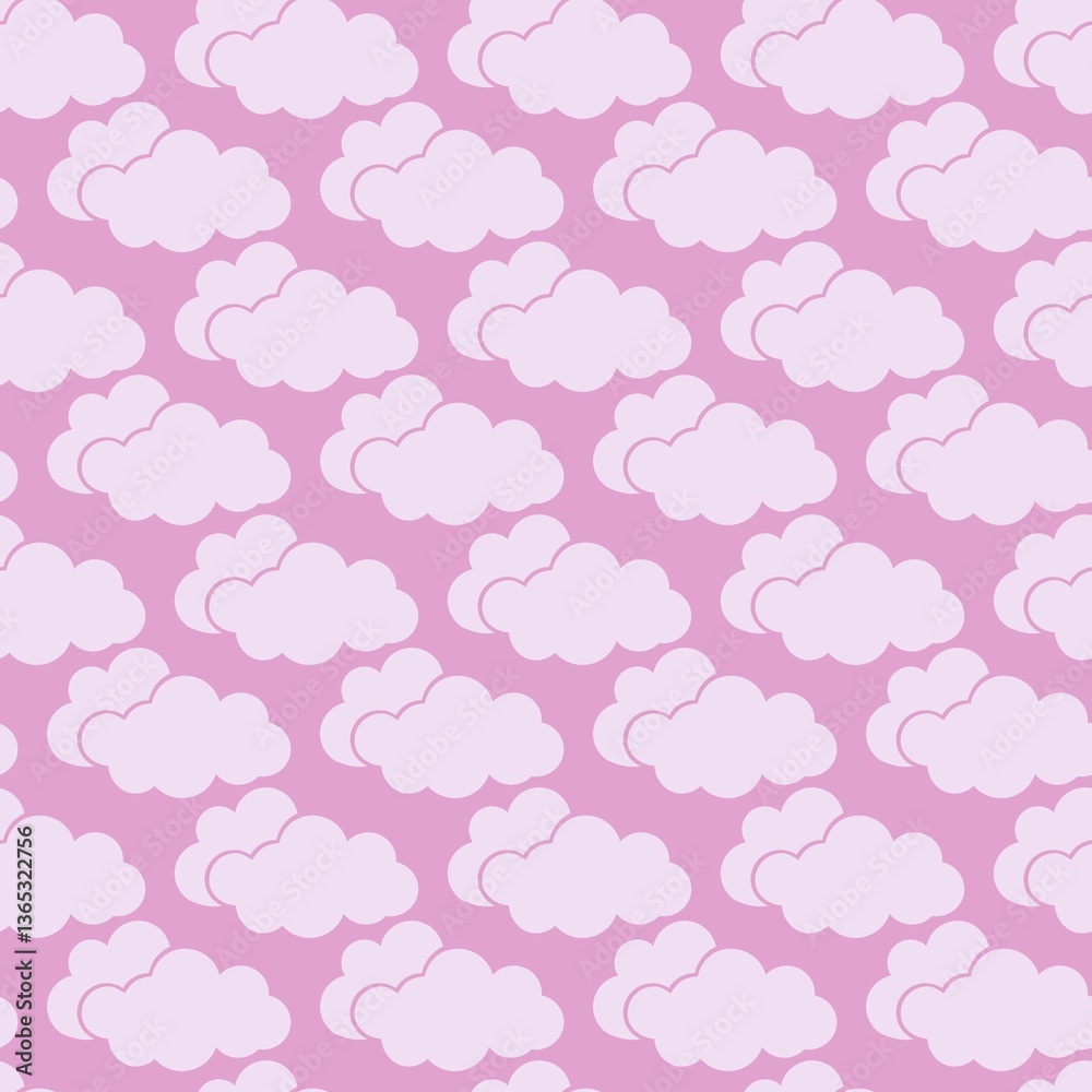 Soft Pink Cloud Pattern Background Soft Pink Cloud Pattern Background