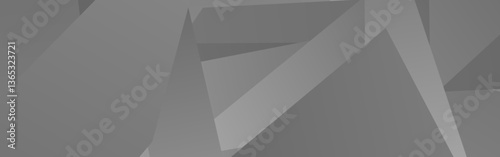 Abstract geometric gray pattern with overlapping shapes and textures.