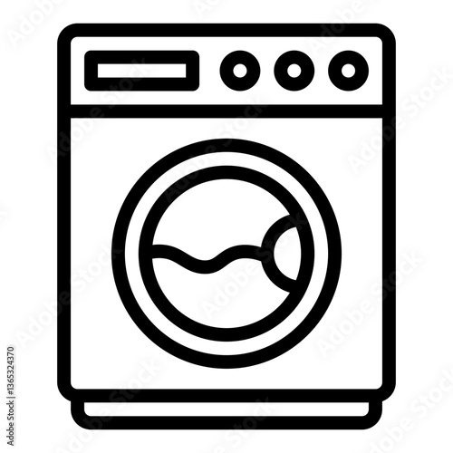 washing line icon	

