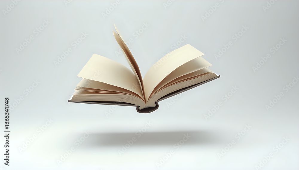 an open book on a white background photo an open book on a white background photo