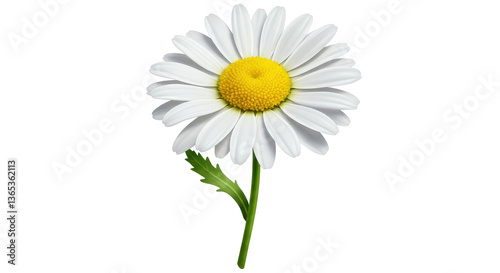 Fototapeta Naklejka Na Ścianę i Meble -  Isolated White Daisy Flower